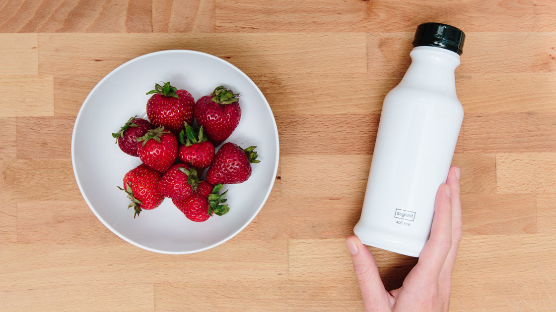 Soylent 2.0 with strawberries